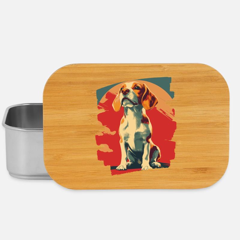Beagle - Lunch Box - Silber
