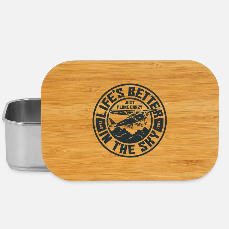 Life is better in the sky - Lunch Box - Silber