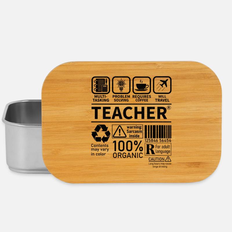 Teacher multi tasking problem solving requires - Lunch Box - silver
