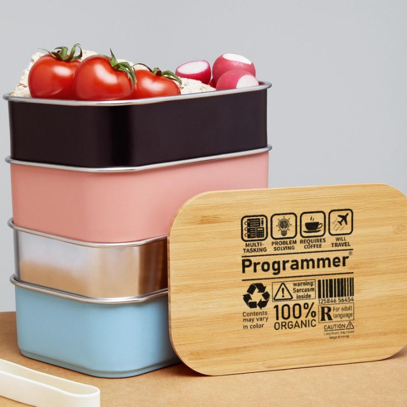 Programmer multi tasking problem solving requires Lunch Box