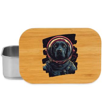 Astronaute du Labrador - Boîte à goûter - argent - Devant