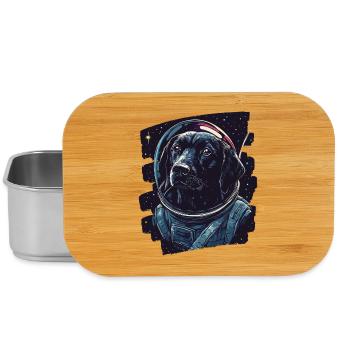 Astronaute du Labrador - Boîte à goûter - argent - Devant