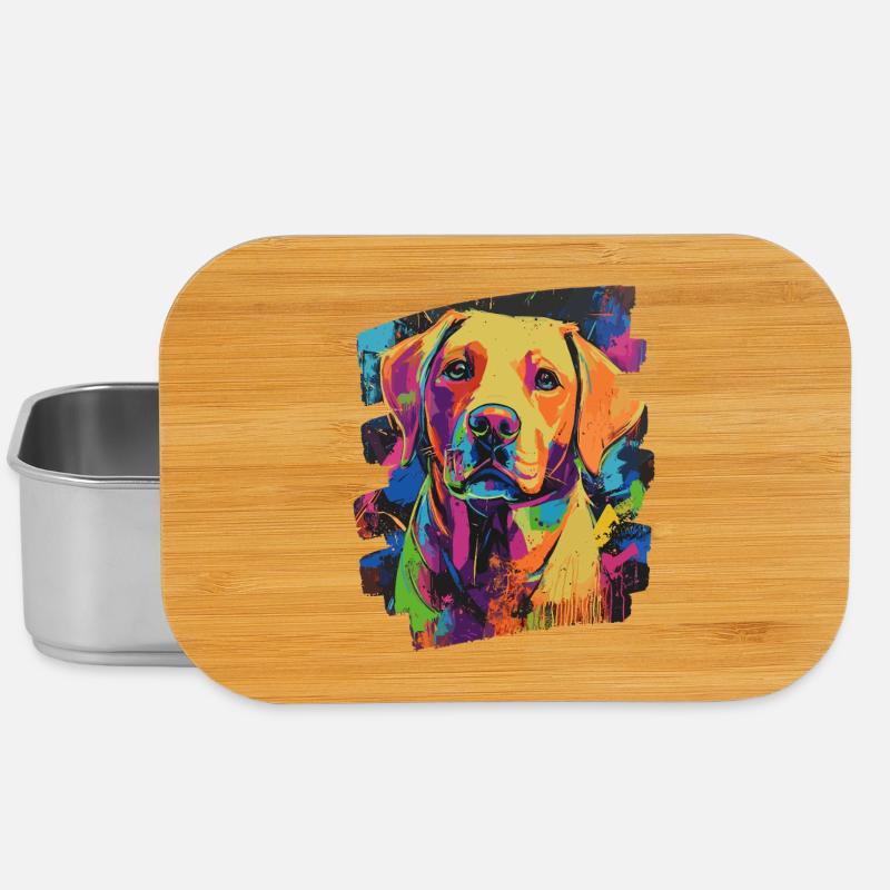 Labrador - Lunch Box - Silber