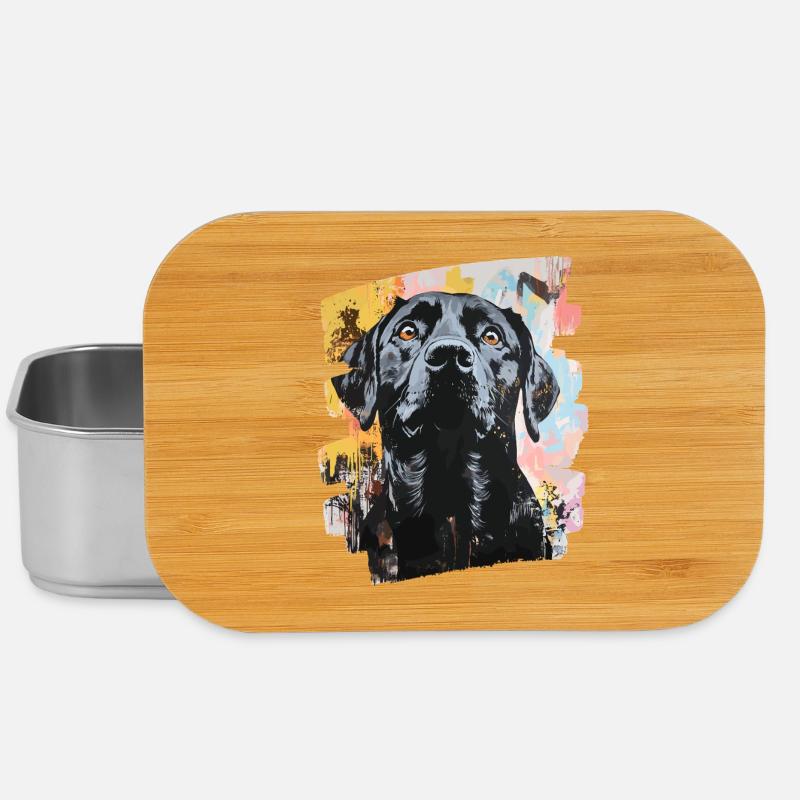 Labrador - Lunch Box - Silber