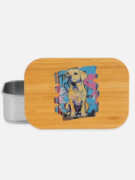 Labrador - Lunch Box - Silber