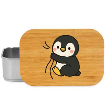 Cuddly Penguin - Lunch Box - silver - Front