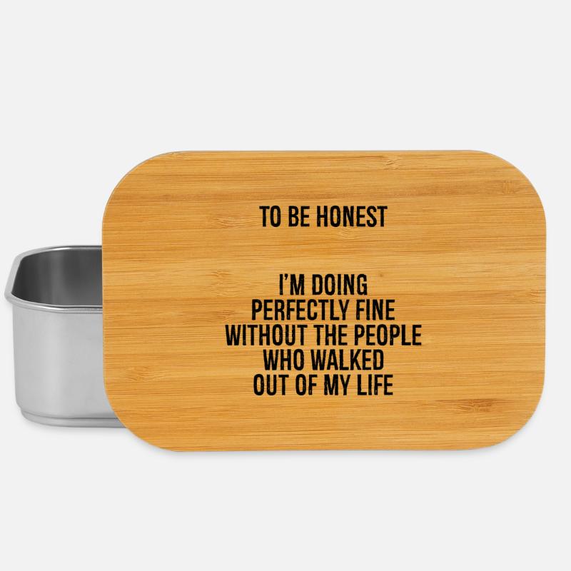 to be honest I'm doing perfectly fine without - Lunch Box - silver
