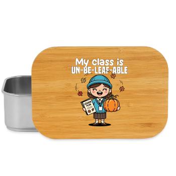 MA CLASSE N’EST PAS LISIBLE - CADEAU DE L’ENSEIGNANT - Boîte à goûter - argent - Devant