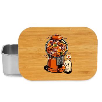 Kaugummi - Halloween Süßigkeiten Geist - Lunch Box - Silber - Vorne