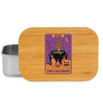 XIII Carte de Tarot d'halloween Le Chaudron - Boîte à goûter - argent - Devant