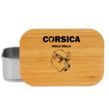 Corsica Isula Bella Corse Pirate France - Lunch Box - Silber - Vorne