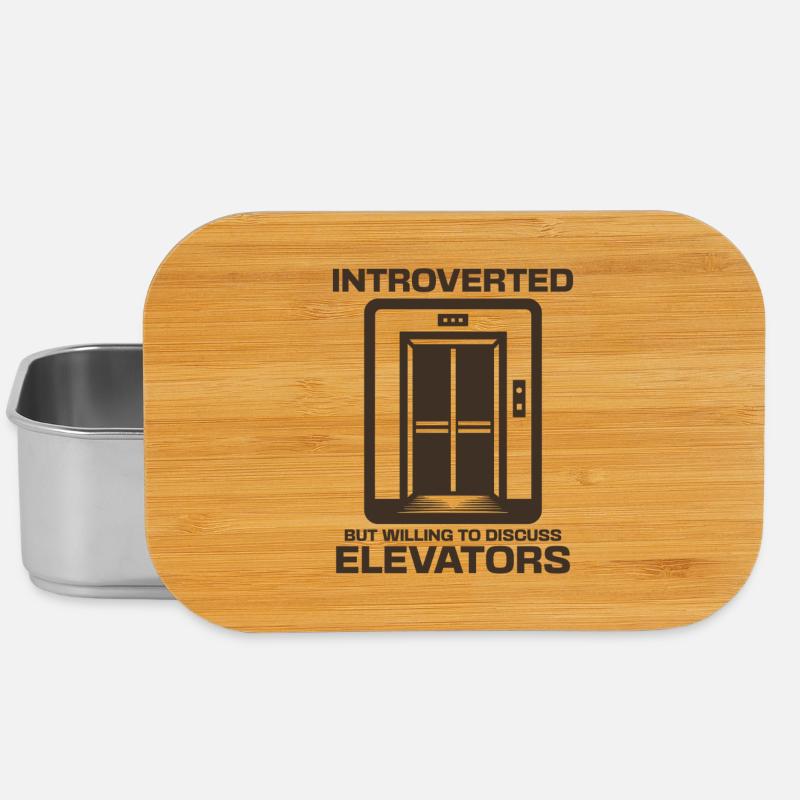 Introverti mais prêt à discuter des ascenseurs - Boîte à goûter - argent