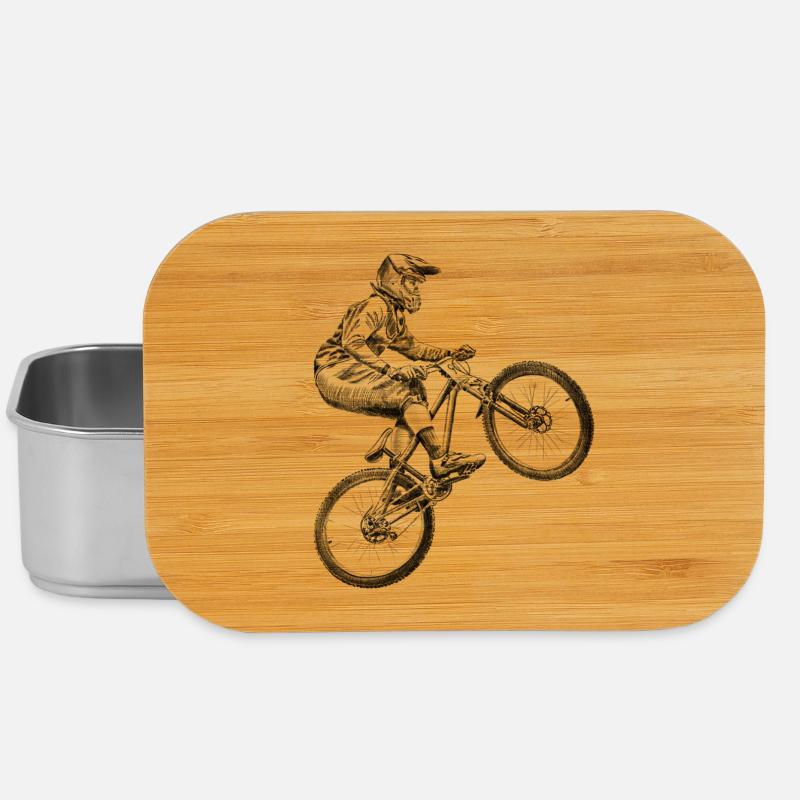 Fahrrad - Lunch Box - Silber