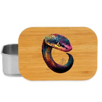 snake, python, cobra, rattlesnake, snakes - Lunch Box - silver - Front