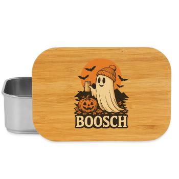 Ghost Busch Halloween Boosch effrayant Costume Tee - Boîte à goûter - argent - Devant