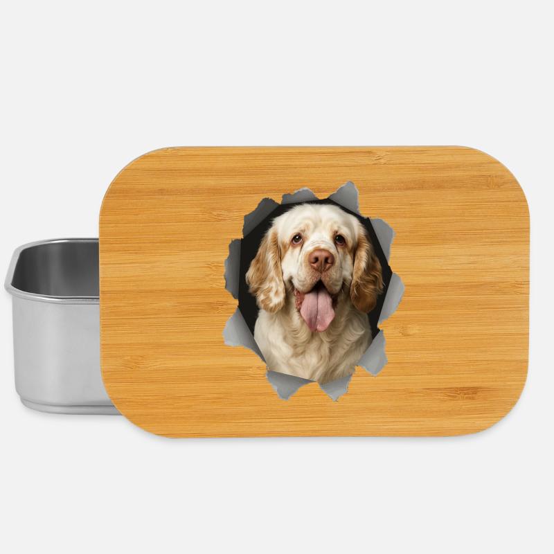 Clumber Spaniel - Lunch Box - Silber