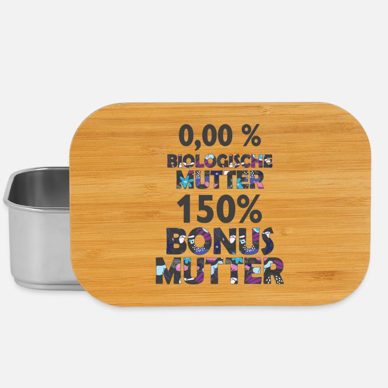 Mutter Mama Bonus Stiefmutter Muttertag Geschenk - Lunch Box - Silber