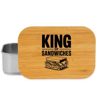 Roi des sandwichs - Boîte à goûter - argent - Devant