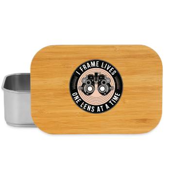Optometrist I Frame Lives One Lens Ophthalmology - Lunch Box - Silber - Vorne