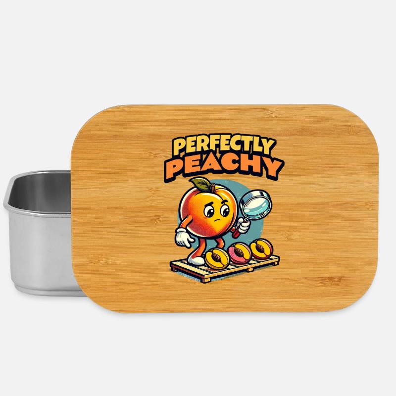 Peach Gift Perfectly Peachy Gift - Lunch Box - silver