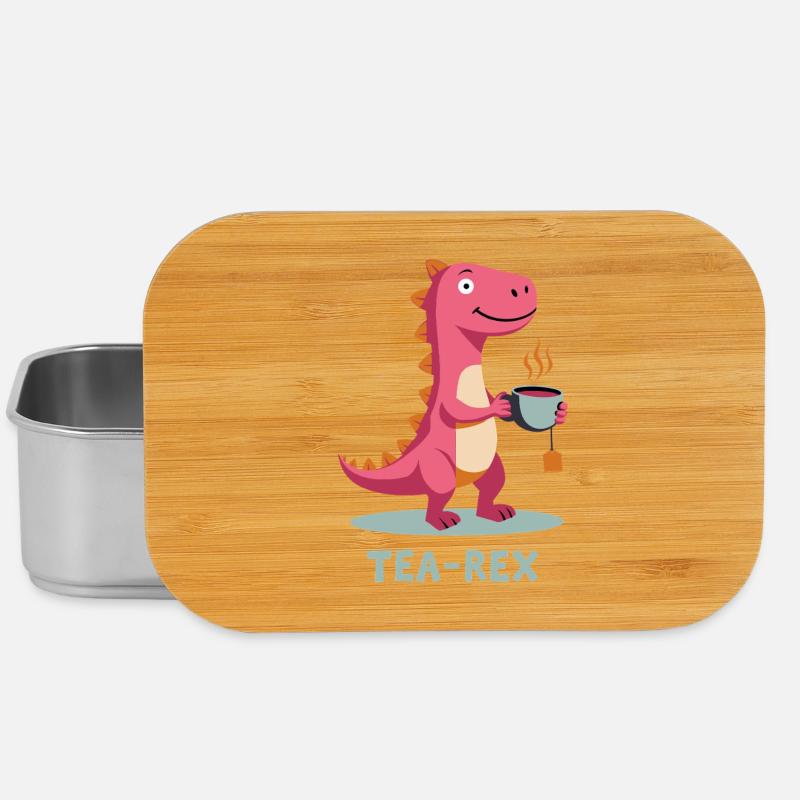 TEA-REX Teemotiv - Lunch Box - Silber