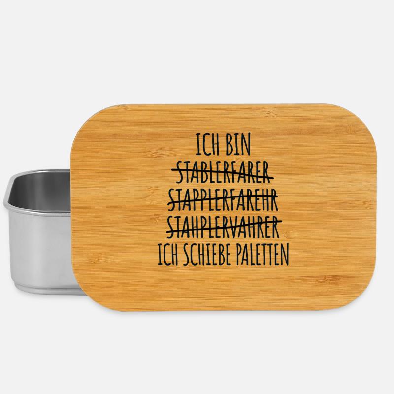 Staplerfahrer Gabelstaplerfahrer Lagerist Stapler - Lunch Box - Silber