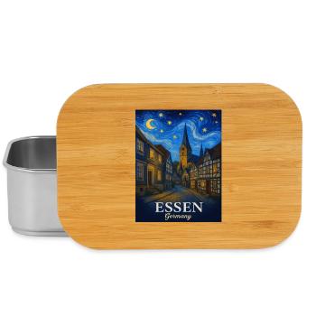 Nuit étoilée dans la vieille ville d’Essen - Boîte à goûter - argent - Devant