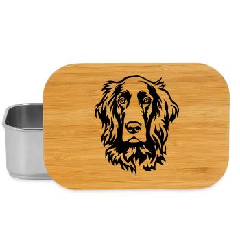Irish Setter Kopf - Lunch Box - Silber - Vorne