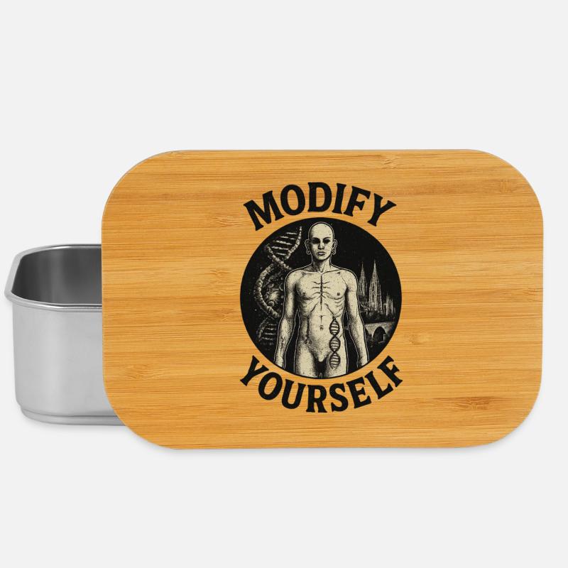 Modifiziere Dich Selbst - Lunch Box - Silber