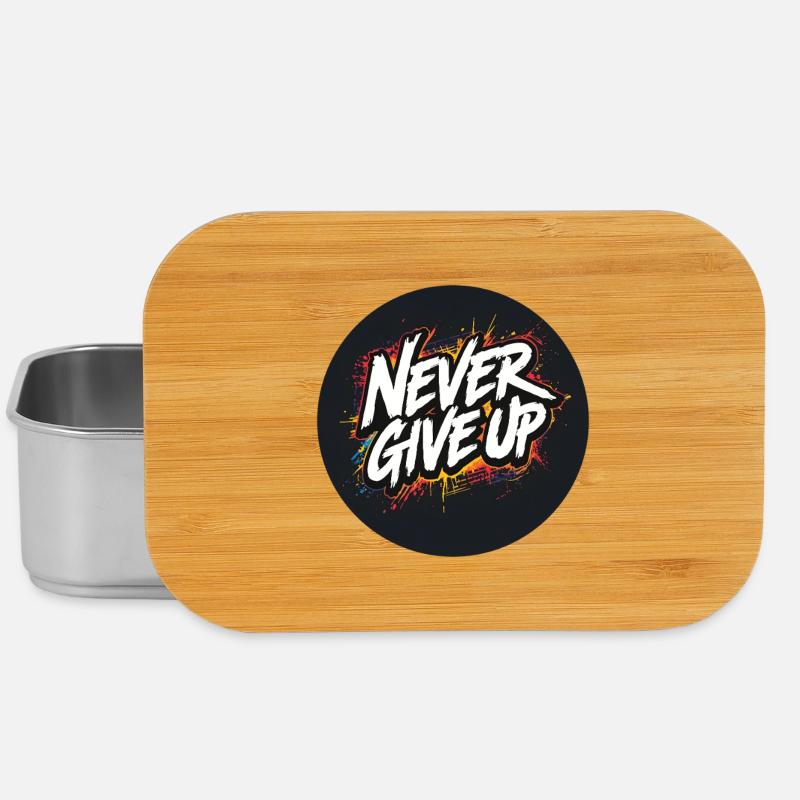 Gib niemals Graffiti auf - Lunch Box - Silber