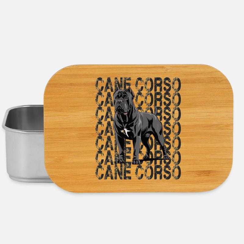 Cane Corso Liebhaber Design - Lunch Box - Silber
