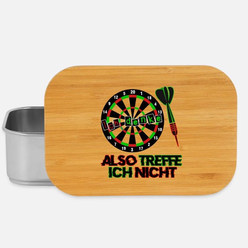 Dart Darts Dartspfeil - Lunch Box - Silber