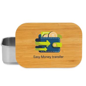 Cash Flow Wallet Icon - Lunch Box - silver - Front
