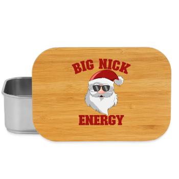 Santa Claus, Merry Christmas, Big Nick-E - Lunch Box - silver - Front