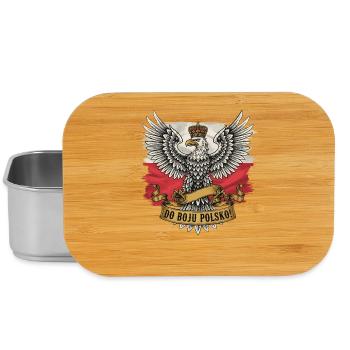 Für Polen in die Schlacht, Adler - Lunch Box - Silber - Vorne