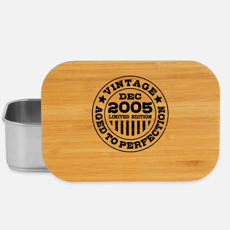 Édition limitée cadeau d’anniversaire de décembre 2005 - Boîte à goûter - argent