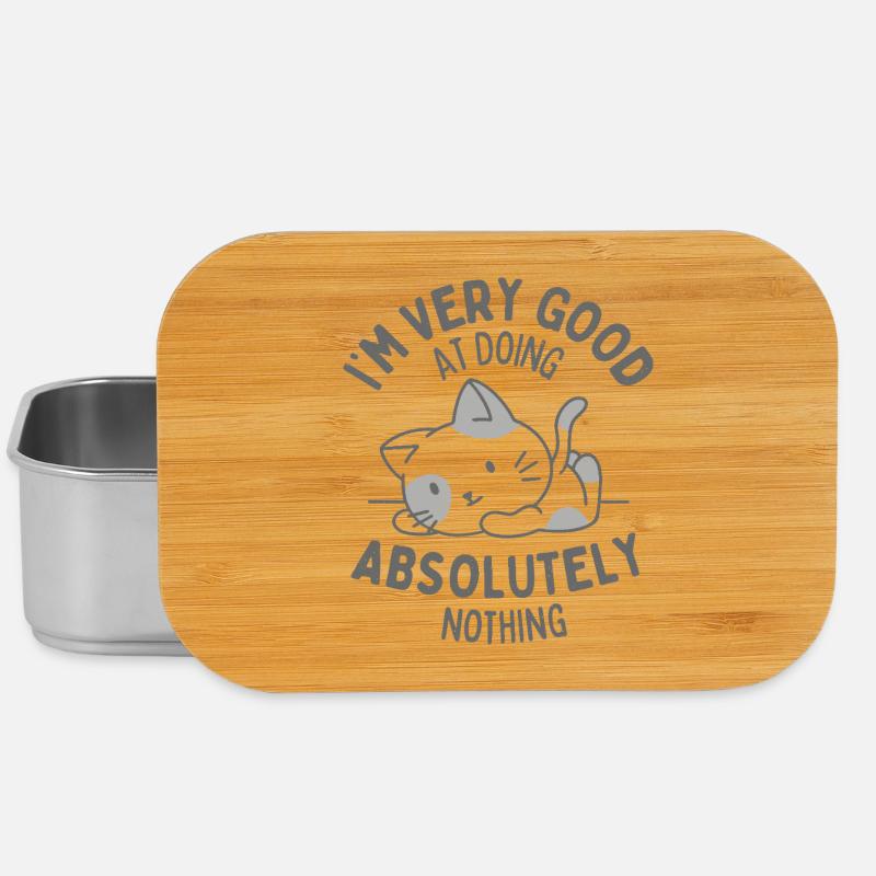 Doing Absolutely Nothing - Lunch Box - silver