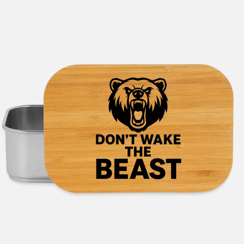 Don't Wake the Monster - Lunch Box - silver