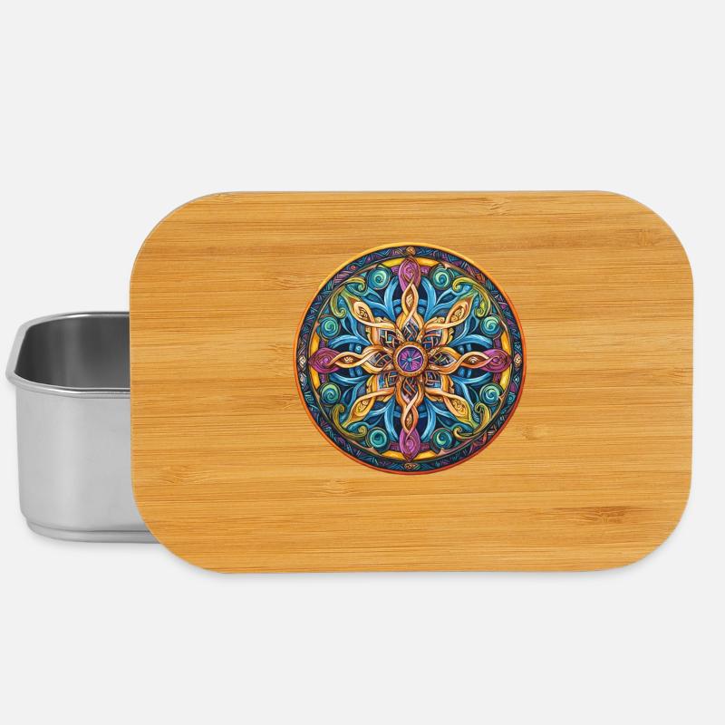 Étoile de Feu de Mandala - Boîte à goûter - argent