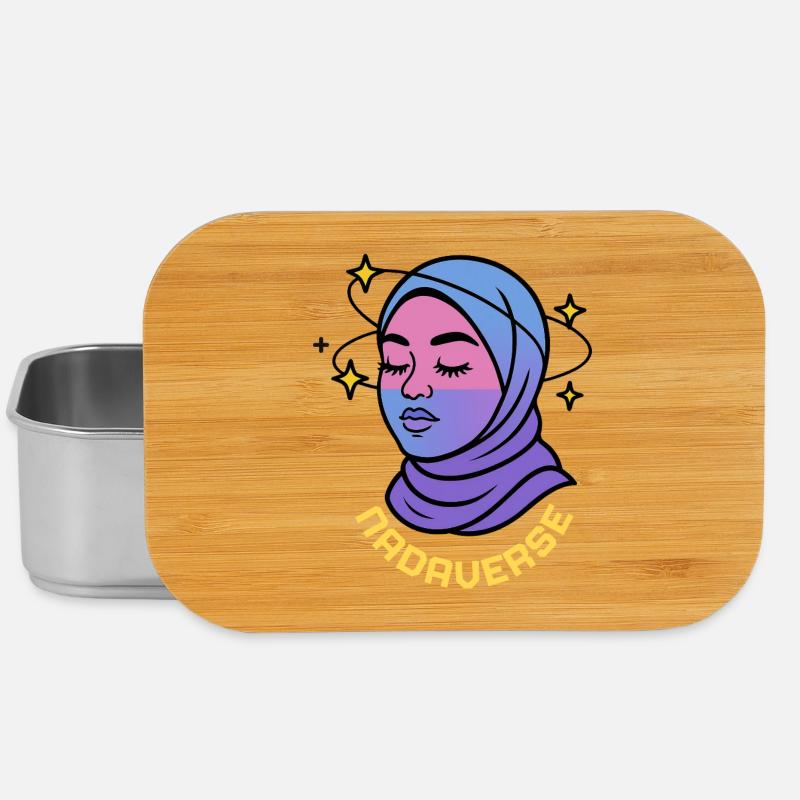 Nadaverse Hijab Sternenlicht - Lunch Box - Silber