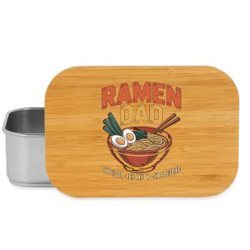 Ramen Dad The Idol The Myth The Legend Ramen Chef - Lunch Box - silver - Front