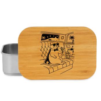 Fame Cat Cat Glamour Star Celebrity - Lunch Box - silver - Front