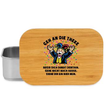 Cheers | Confetti | Go to the bar | Costume - Lunch Box - silver - Front