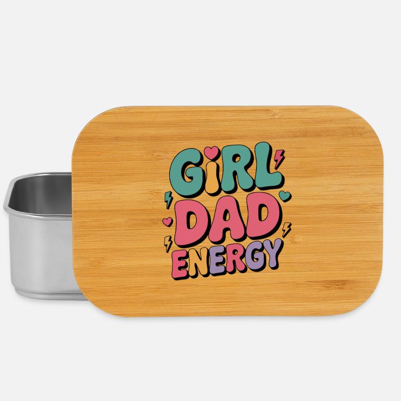 Conception énergétique de Papa fille - Boîte à goûter - argent