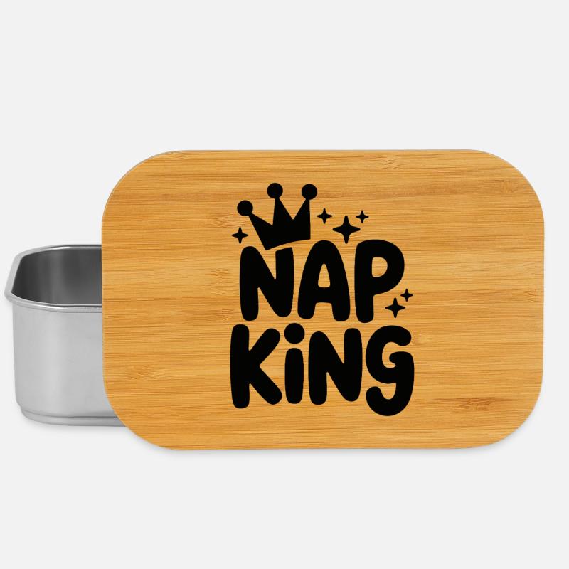 Nap King: königliche Ruhe - Lunch Box - Silber