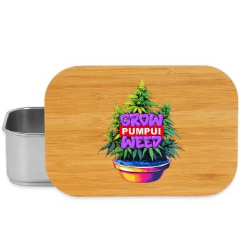 Grow Pumpui Weed - Lunch Box - silver - Front