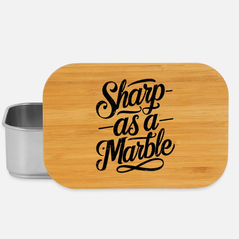 Sharp as a Marble - Lunch Box - Silber