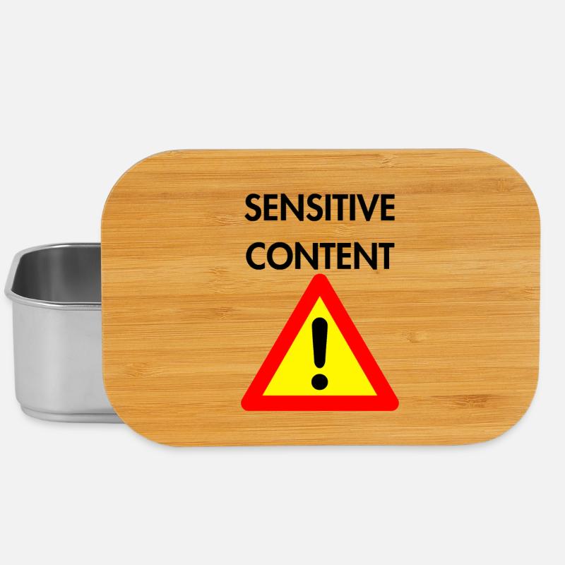 Sensitive Content - Lunch Box - silver