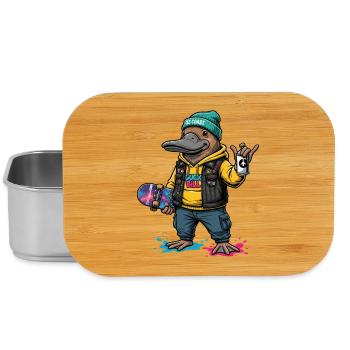 Cosmic Duck Streetstyle - Lunch Box - Silber - Vorne