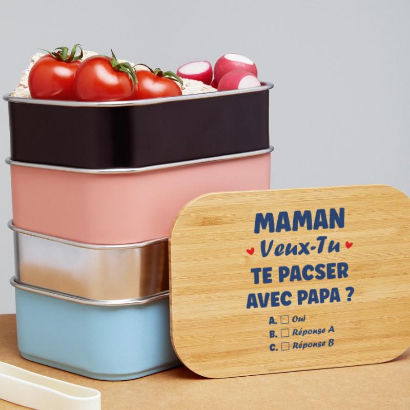 Mama, willst du eine eingetragene Lebenspartnerschaft mit Papa eingehen? Lunch Box